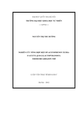 Nghiên cứu tổng hợp acetophenon tetra-O-acetyl