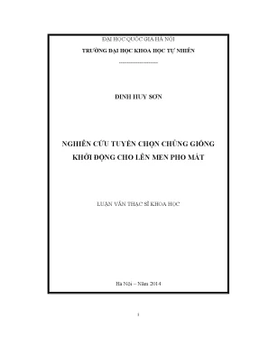 Nghiên cứu giống khởi động cho lên men pho mát