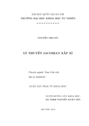 Lý thuyết Jacobian xấp xỉ trong toán giải tích