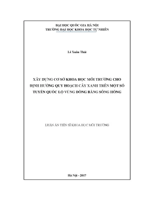 Nghiên cứu quy hoạch cây xanh trên quốc lộ vùng đồng