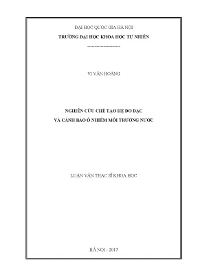 Nghiên cứu hệ thống đo đạc và cảnh báo ô nhiễm môi 