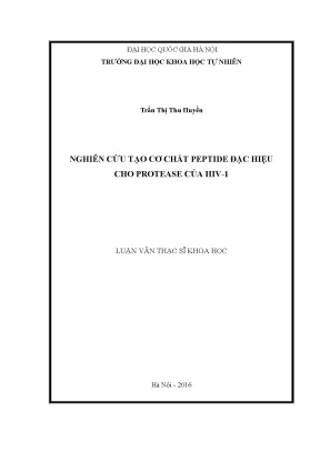 Nghiên cứu tạo peptide đặc hiệu cho protease HIV-1