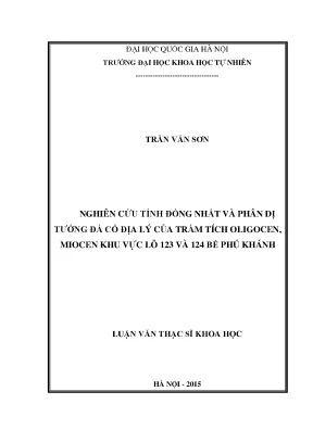 Nghiên cứu tính đồng nhất và phân dị tướng đá cổ địa lý 
