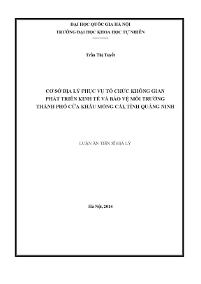 Cơ Sở Địa Lý Phát Triển Kinh Tế và Bảo Vệ Môi Trường Tại