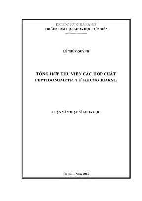 Tổng hợp Peptidomimetic Mới Từ Khung Biaryl