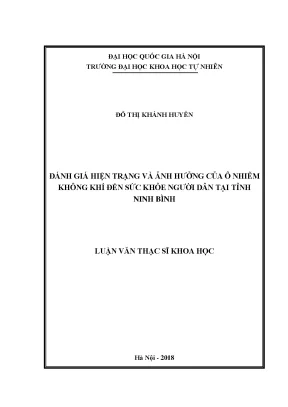 Đánh Giá Ô Nhiễm Không Khí và Tác Động Đến Sức Khỏe Tại