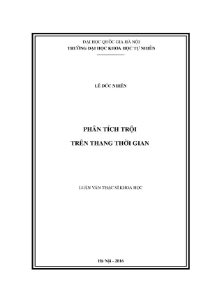 Phân Tích Trội Trên Thang Thời Gian: Nghiên Cứu và Ứng Dụng