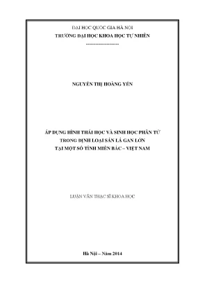 Nghiên cứu hình thái học và sinh học phân tử trong phân