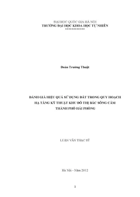 Đánh Giá Hiệu Quả Sử Dụng Đất Trong Quy Hoạch Hạ Tầng Kỹ