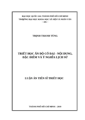 Triết Học Ấn Độ Cổ Đại: Nội Dung, Đặc Điểm và Ý Nghĩa