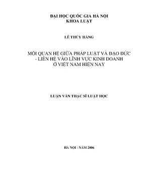 Mối Quan Hệ Giữa Pháp Luật và Đạo Đức Trong Kinh Doanh