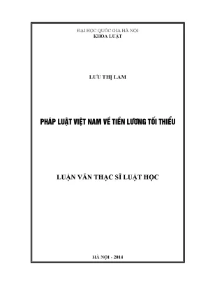 Nghiên cứu về tiền lương tối thiểu tại Việt Nam