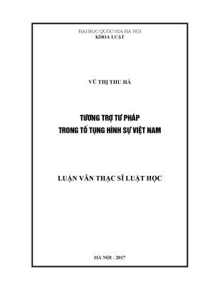 Tương Trợ Tư Pháp Trong Tố Tụng Hình Sự Việt Nam: Nghiên