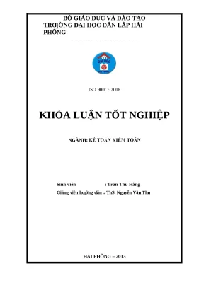 Hoàn thiện kế toán hàng tồn kho cho doanh nghiệp