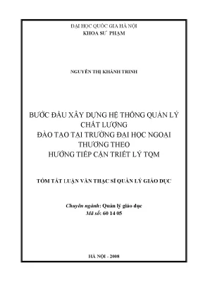 Các biện pháp quản lý phát triển đội ngũ giáo viên tại