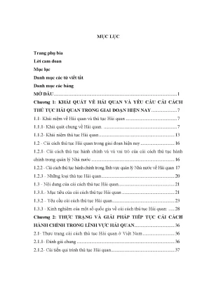 Cải Cách Thủ Tục Hải Quan Tại Thừa Thiên Huế: Thực Tiễn 