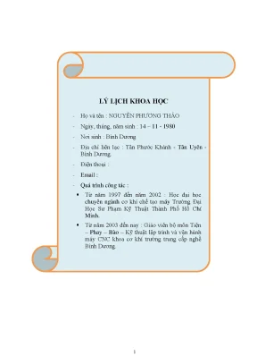 Biên Soạn Giáo Trình Điện Tử Môn Dung Sai Lắp Ghép Tại