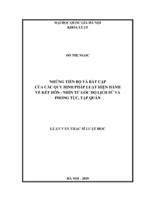 Tiến Bộ và Bất Cập trong Quy Định Pháp Luật Về Kết Hôn