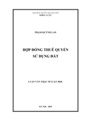Hợp Đồng Thuê Quyền Sử Dụng Đất: Nghiên Cứu và Phân Tích