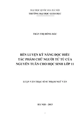 Rèn Luyện Kỹ Năng Đọc Hiểu Tác Phẩm 'Chữ Người Tử Tù'
