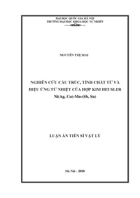 Nghiên cứu cấu trúc và tính chất từ của hợp kim Heusler