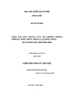 Chia Tài Sản Chung Vợ Chồng Trong Hôn Nhân Theo Luật