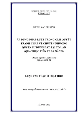 Giải Quyết Tranh Chấp Chuyển Nhượng Quyền Sử Dụng Đất