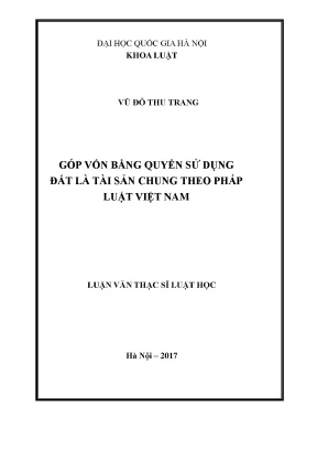 Góp Vốn Bằng Quyền Sử Dụng Đất Là Tài Sản Chung Của Vợ