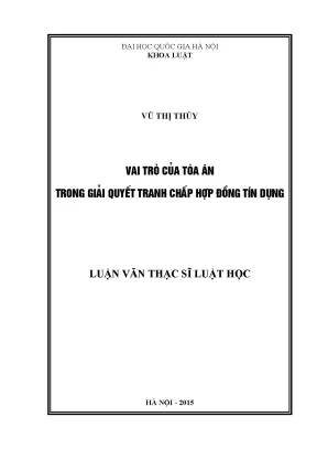 Vai trò của Tòa án trong giải quyết tranh chấp hợp đồng