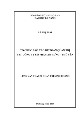 Báo cáo tổ chức kế toán hiệu quả