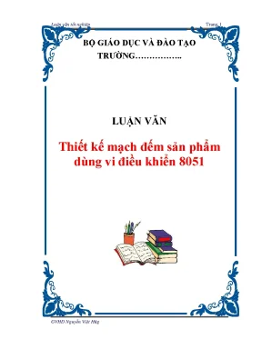 Thiết Kế Mạch Đếm Sản Phẩm Bằng Vi Điều Khiển 8051