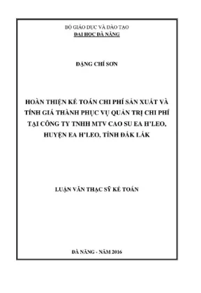 Cách Hoàn Thiện Kế Toán Chi Phí Sản Xuất Hiệu Quả