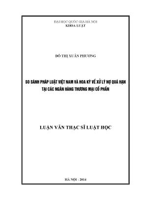 So sánh pháp luật Việt Nam và Hoa Kỳ về xử lý nợ quá hạn