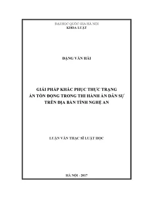 Giải pháp khắc phục án tồn đọng trong thi hành án dân sự 
