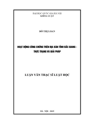 Công Chứng Tại Bắc Giang: Thực Trạng và Giải Pháp Cải Thiện