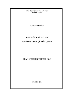 Nghiên cứu văn hóa pháp luật trong lĩnh vực hải quan