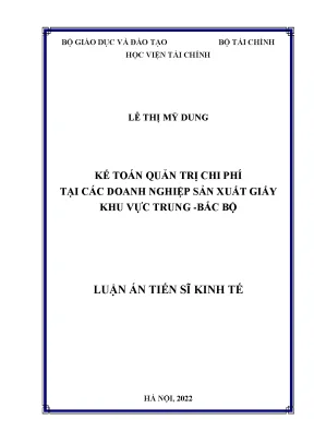 Nâng cao hiệu quả kế toán quản trị chi phí trong doanh