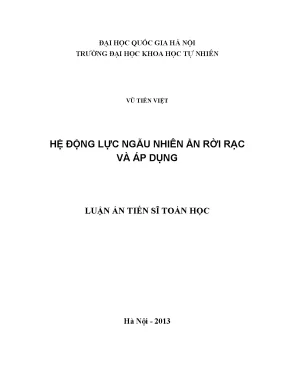 Hệ động lực ngẫu nhiên ẩn rời rạc và ứng dụng trong toán học