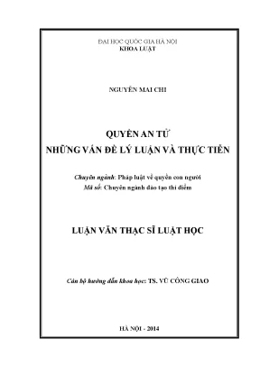 Nghiên cứu về quyền an tử: Lý luận và thực tiễn tại Việt Nam