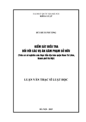 Nâng cao hiệu quả kiểm sát điều tra các vụ án xâm phạm
