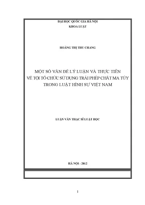 Tội Tổ Chức Sử Dụng Trái Phép Chất Ma Túy Trong Luật