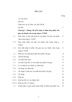Định Đoạt Phần Vốn Góp Trong Công Ty TNHH Theo Pháp Luật
