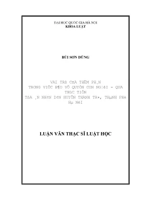 Vai trò của thẩm phán trong bảo vệ quyền con người tại