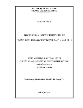 Sử Dụng Mathematica Trong Giảng Dạy Vật Lý 11 Để Tăng