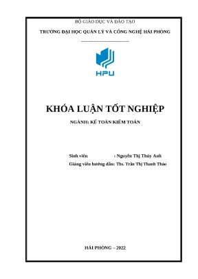 Hoàn thiện kế toán thanh toán tại Công ty TNHH Tân Vũ