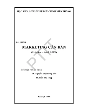 Marketing Căn Bản: Hướng Dẫn Chi Tiết và Chiến Lược Hiệu Quả