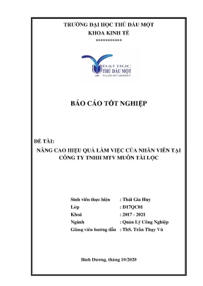 Nâng Cao Hiệu Quả Làm Việc Của Nhân Viên Tại Công Ty