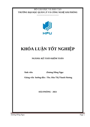 Hoàn thiện kế toán nguyên vật liệu và công cụ dụng cụ