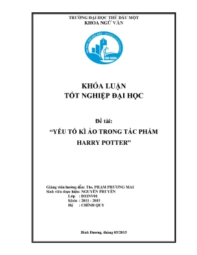 Yếu Tố Kì Ảo Trong Harry Potter: Khám Phá Thế Giới Phép