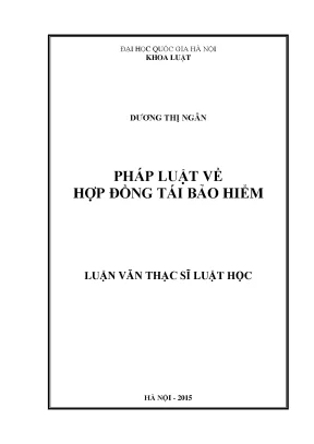 Nghiên cứu về hợp đồng tái bảo hiểm tại Việt Nam